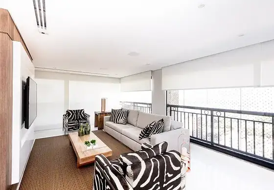 Persianas para sacada, varanda padrão de condominio – foto 12